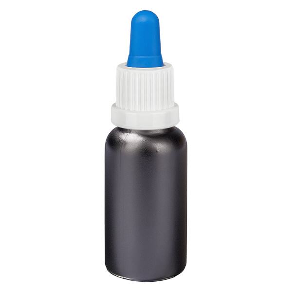 Butelka z pipetą 20 ml biała/niebieska OV BlackLine UT18/20