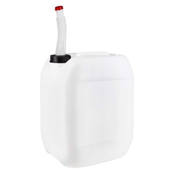 10-litrowy kanister z elastyczn&#261; rur&#261; wylotow&#261;