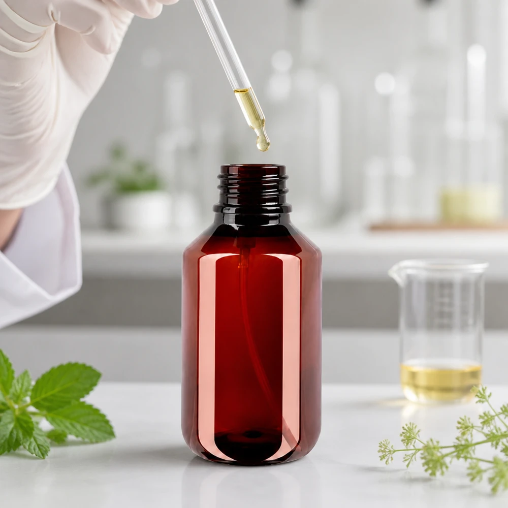 Butelka PET 100ml z atomizerem biała Nachfüllbare PET Reiseflasche 100ml mit Zerstäuber für Naturkosmetik