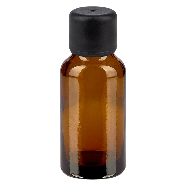 Butelka 20 ml 6 mm SV czarna STD BrownLine UT18/20