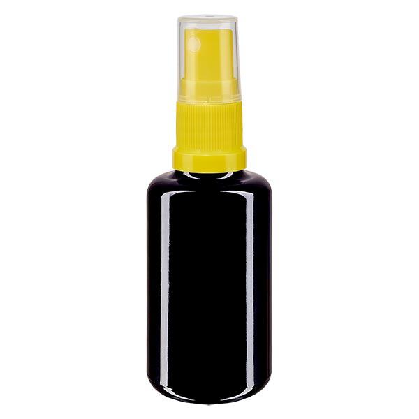 Butelka apteczna viol. 30ml spray mocowanie żółty Butelka apteczna viol. 30ml spray mocowanie żółty
