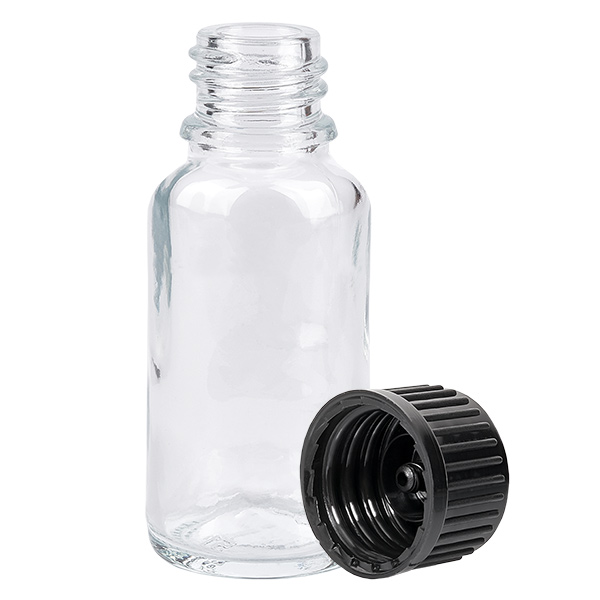 Butelka 20 ml, 11 mm SV, czarna STD ClearLine UT18/20