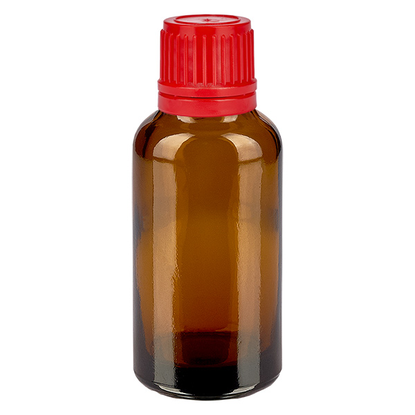 Butelka 30 ml 11 mm SV czerwona OV BrownLine UT18/30