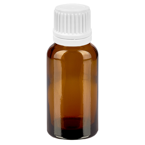 Butelka z kroplomierzem 20 ml 0,7 mm biała OV BrownLine UT18/20 Butelka z kroplomierzem 20 ml 0,7 mm biała OV BrownLine UT18/20
