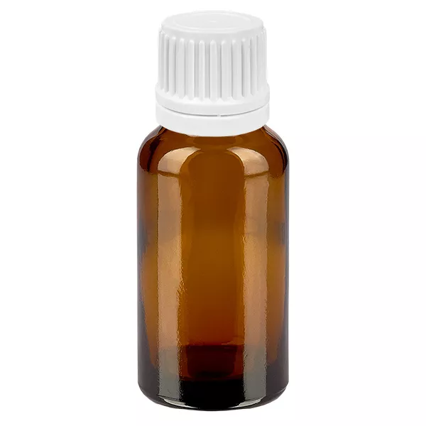 Butelka z kroplomierzem 20 ml 0,7 mm biała OV BrownLine UT18/20 Butelka z kroplomierzem 20 ml 0,7 mm biała OV BrownLine UT18/20