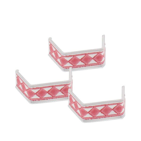 Zapięcie na taśmę U-clip czerwono-białe (opakowanie 100 sztuk) 33 mm. Wykonane z czerwonego/białego papieru i drucianej wkładki. Gotowe do użycia po zgięciu. 7x33mm. Zapięcie na taśmę U-clip czerwono-białe (opakowanie 100 sztuk) 33 mm. Wykonane z czerwonego/białego papieru i drucianej wkładki. Gotowe do użycia po zgięciu. 7x33mm.