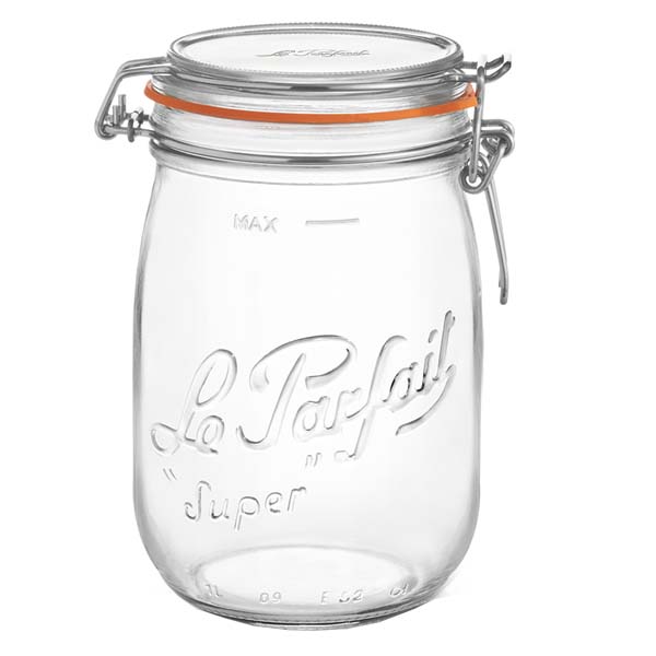 1000ml Vorratsglas "Super" mit Bügelverschluss Le Parfait® 1000ml Vorratsglas "Super" mit Bügelverschluss Le Parfait®