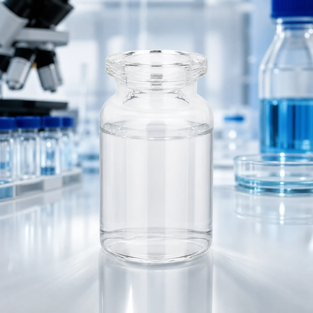 Butelka iniekcyjna z przezroczystego szkła 5 ml Leere 5ml Klarglas Injektionsflasche für Vakzine und Infusionslösungen im Reinraum