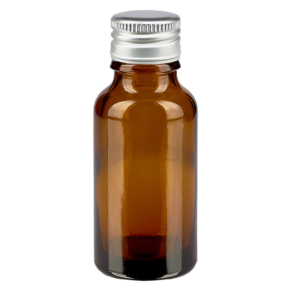 Butelka 20 ml 11 mm SV aluminiowo-srebrna STD BrownL. UT18/20
