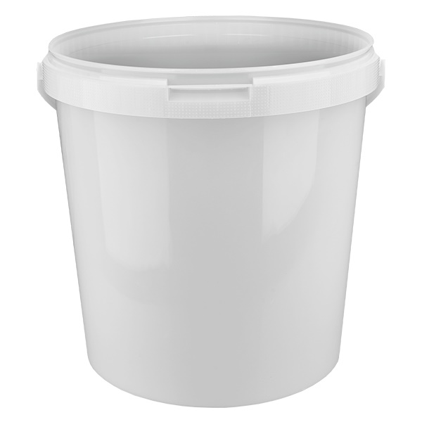 10,7-litrowe bia&#322;e wiadro bez pokrywy