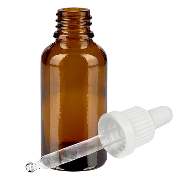 Butelka z pipetą 30 ml biała OV BrownLine UT18/30