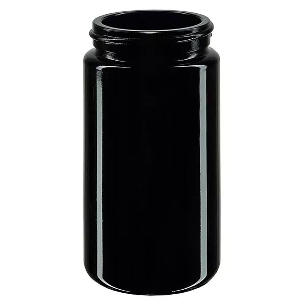 Słoik z szerokimi ustami + fioletowy słoik 100 ml, bez pokrywki Słoik z szerokimi ustami + fioletowy słoik 100 ml, bez pokrywki