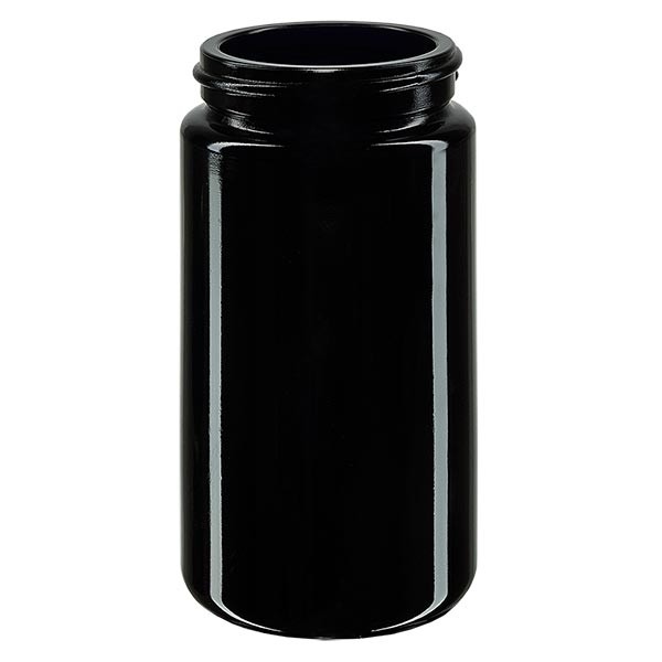 Słoik z szerokimi ustami + fioletowy słoik 100 ml, bez pokrywki Słoik z szerokimi ustami + fioletowy słoik 100 ml, bez pokrywki