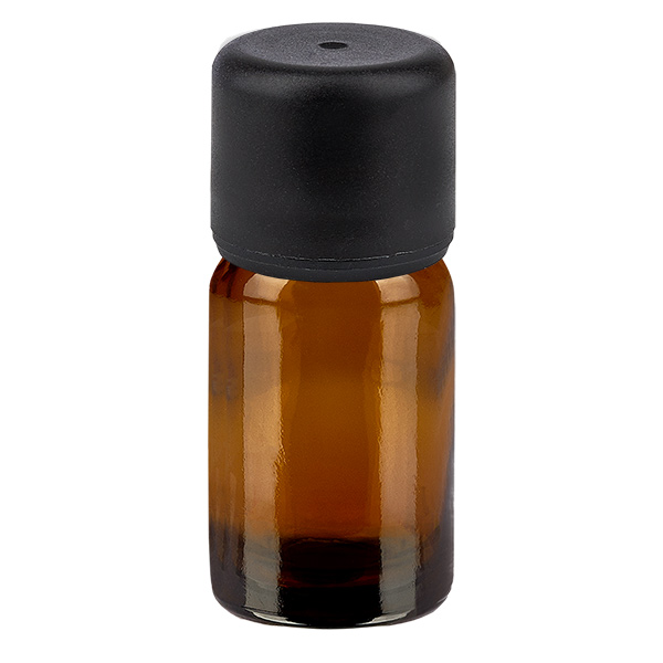 Butelka 5 ml 6 mm SV czarna STD BrownLine UT18/5
