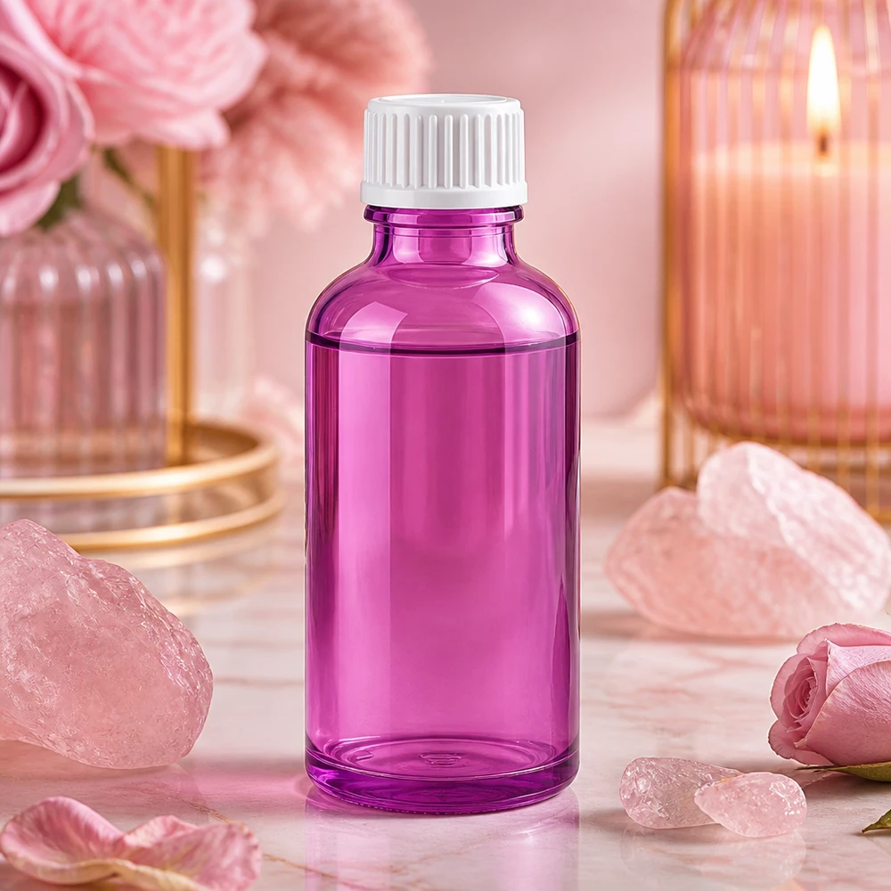 Butelka z zakraplaczem 50ml 0,9mm biała standard PurpleLine. UT18/50 Butelka z zakraplaczem 50 ml z otworem 0,9 mm w kolorze fioletowym do precyzyjnego porcjowania