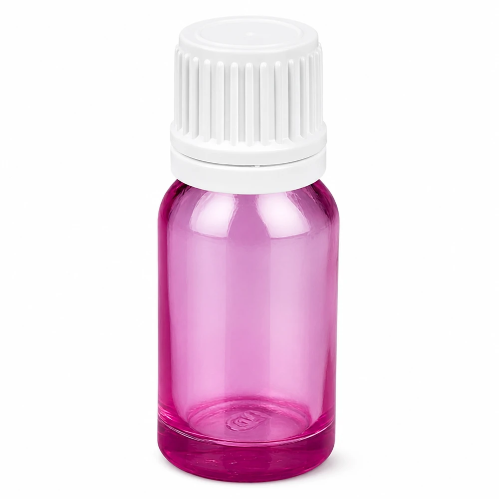 Butelka z zakraplaczem 10 ml 0,7 mm biała Oryginalna zakrętka PurpleLine UT18/10 Butelka z zakraplaczem 10 ml fioletowa przezroczysta PurpleLine z białą nakrętką UT18/10 do dozowania