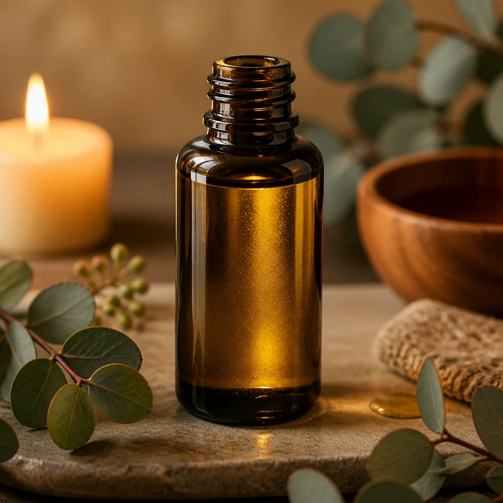 Fioletowa szklana butelka z zakraplaczem Orion 20 ml z precyzyjną zakrętką zapewniającą optymalne dozowanie