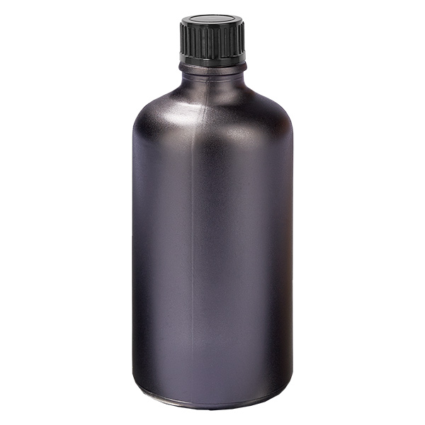 Butelka 100 ml 11 mm SV czarna STD BlackLine UT18/100