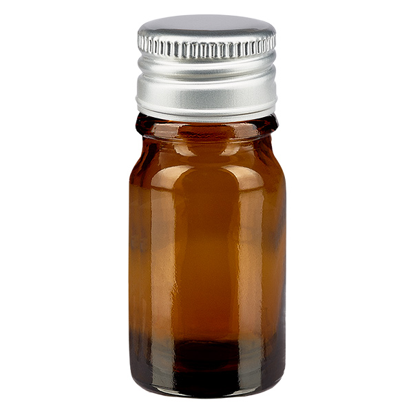 Butelka 5 ml 11 mm SV aluminiowo-srebrna STD BrownL. UT18/5