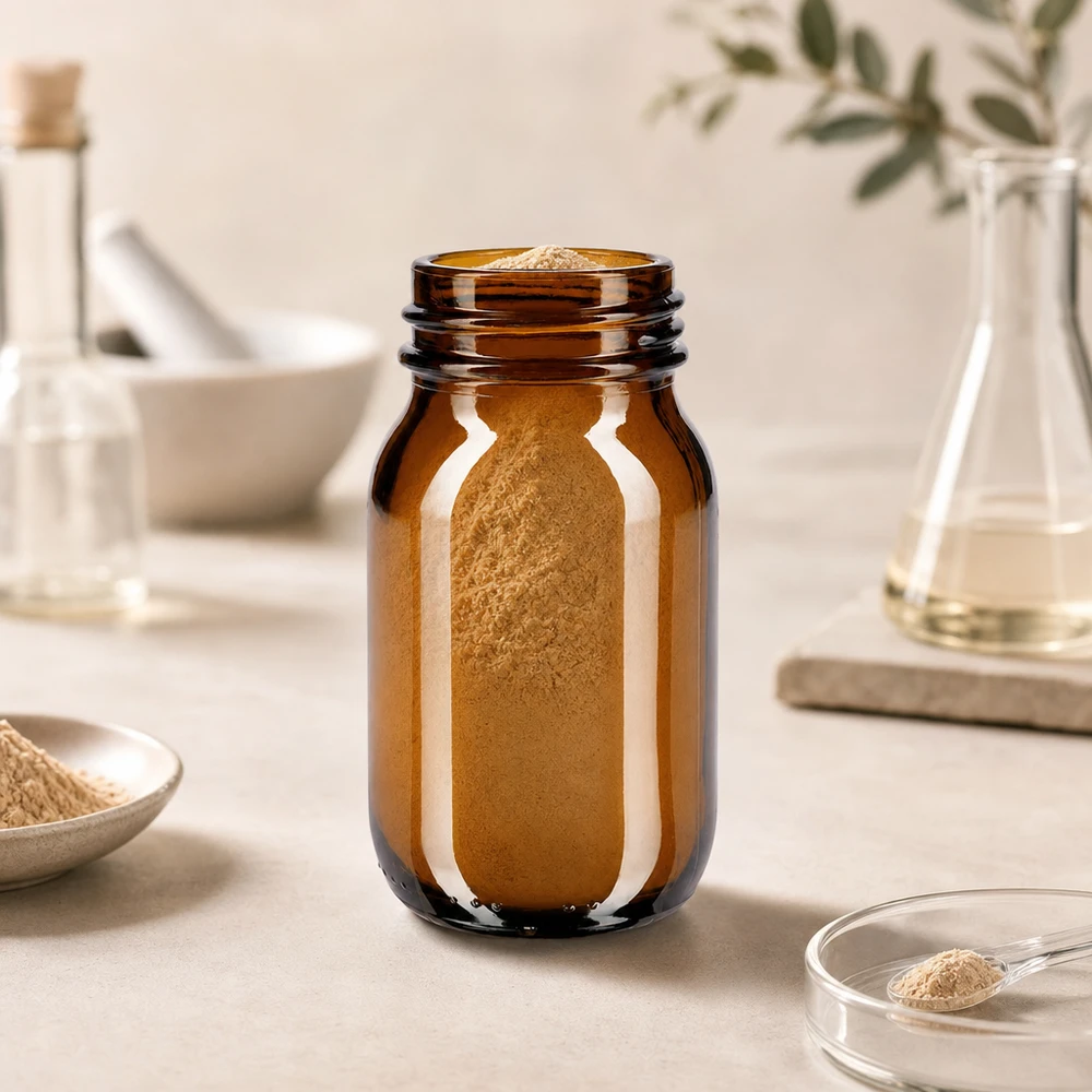 Butelka z szeroką szyjką o pojemności 100 ml z bursztynowego szkła Laborqualität Weithalsflasche aus braunem Glas 100ml für professionelle Anwendung