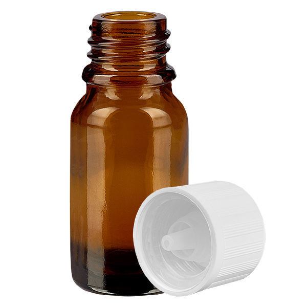 10 ml butelka z kroplomierzem 1,2 mm bia&#322;y STD KiSi BrownL. UT18/10