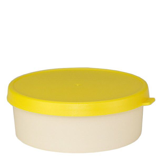 Płaski uniwersalny plastikowy pojemnik (pojemnik na plwocinę) 90 ml Płaski uniwersalny plastikowy pojemnik (pojemnik na plwocinę) 90 ml