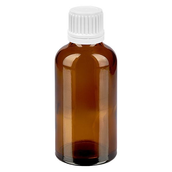 Butelka 50 ml 11 mm SV bia&#322;a OV BrownLine UT18/50