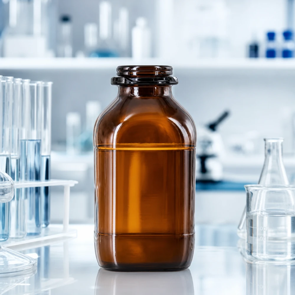 Wysokiej jakości butelka na chemikalia o pojemności 1000 ml z szeroką szyjką ułatwiającą napełnianie i opróżnianie