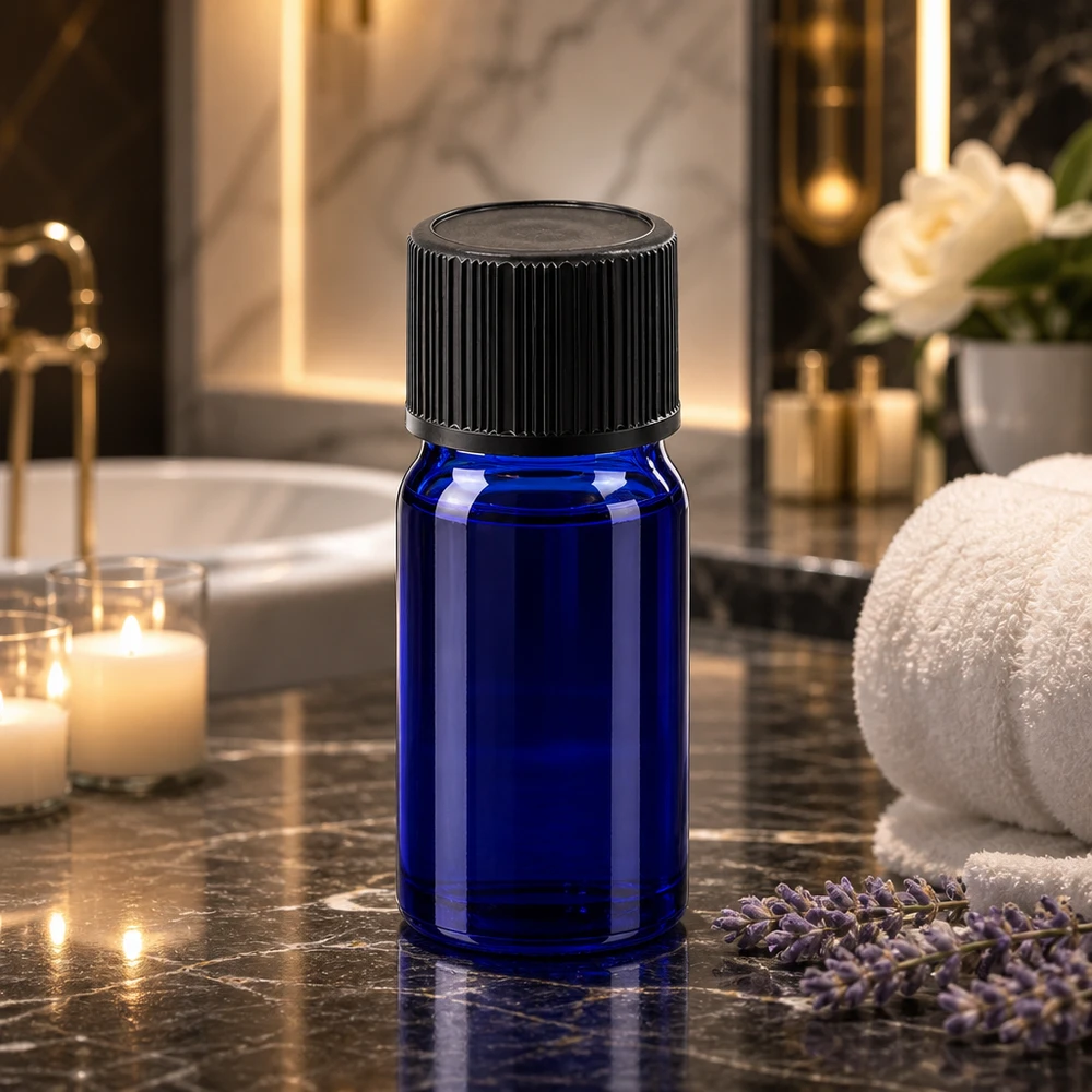 Butelka z zakraplaczem 5 ml 1 mm czarna STD BlueLine UT18/5 Kompaktowa butelka z zakraplaczem o pojemności 5 ml i otworem 1 mm jest idealna do precyzyjnej aplikacji esencji.