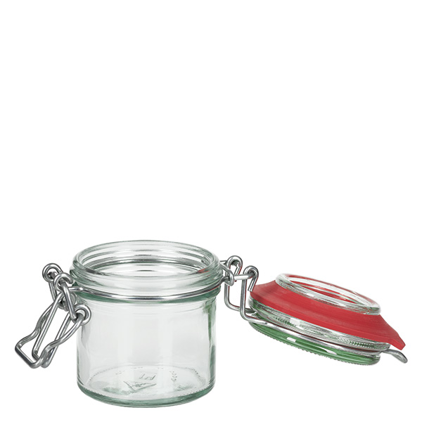 S&#322;oik do przechowywania o pojemno&#347;ci 135 ml z uchyln&#261; pokrywk&#261; UNiTWIST. Kompletny s&#322;oik z gumowym pier&#347;cieniem w rozmiarze RR67.