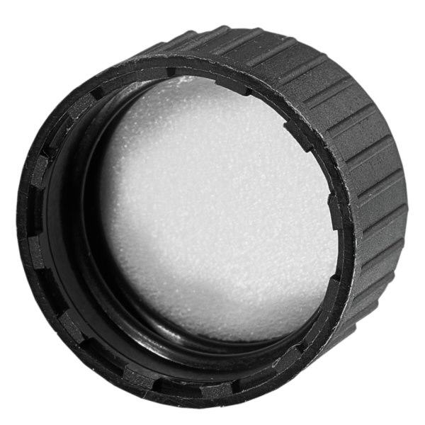 Nakr&#281;tka DIN22 czarna z tarcz&#261; uszczelniaj&#261;c&#261; EPE