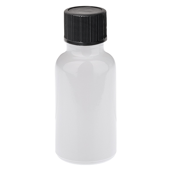 Butelka z zakraplaczem 20 ml, 1 mm, czarna, standardowe zamknięcie WhiteLine UT18/20 Butelka z zakraplaczem 20 ml, 1 mm, czarna, standardowe zamknięcie WhiteLine UT18/20