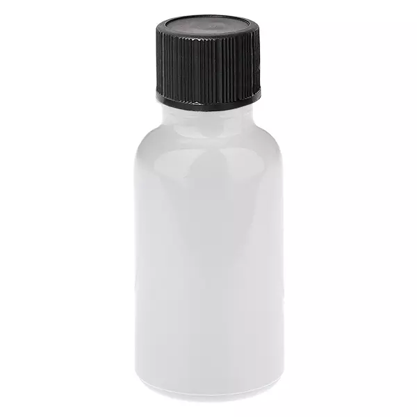 Butelka z zakraplaczem 20 ml, 1 mm, czarna, standardowe zamknięcie WhiteLine UT18/20 Butelka z zakraplaczem 20 ml, 1 mm, czarna, standardowe zamknięcie WhiteLine UT18/20