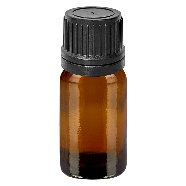 10 ml butelka z zakraplaczem 1 mm czarna OV BrownLine UT18/10