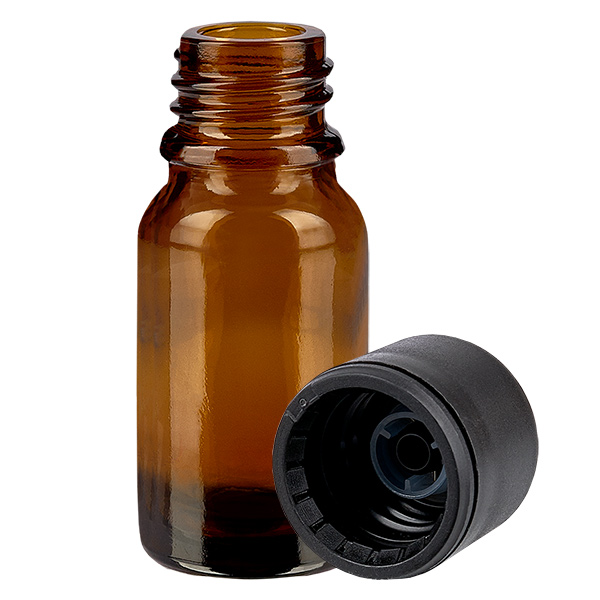 Butelka 10 ml 6 mm SV czarna STD BrownLine UT18/10
