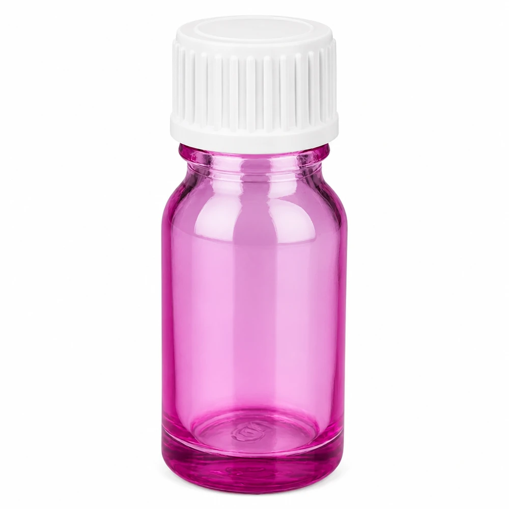 Butelka o pojemności 10 ml. Pierścień do nalewania 3 mm, bia&#...
