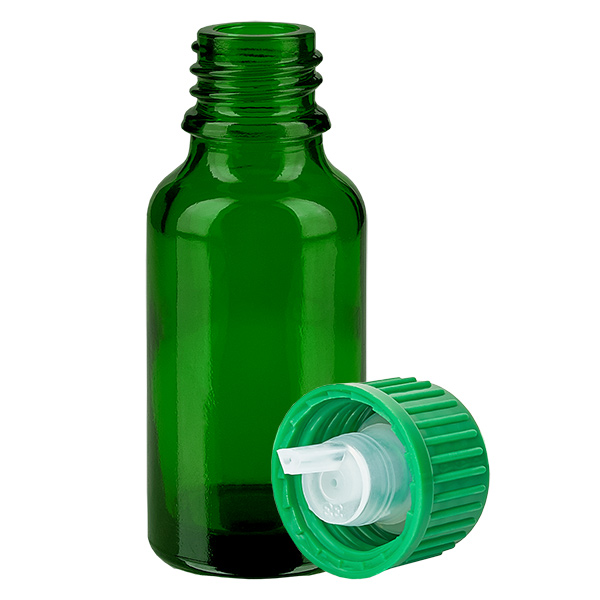 Butelka z kroplomierzem 20 ml 0,8 mm zielona STD GreenLine UT18/20