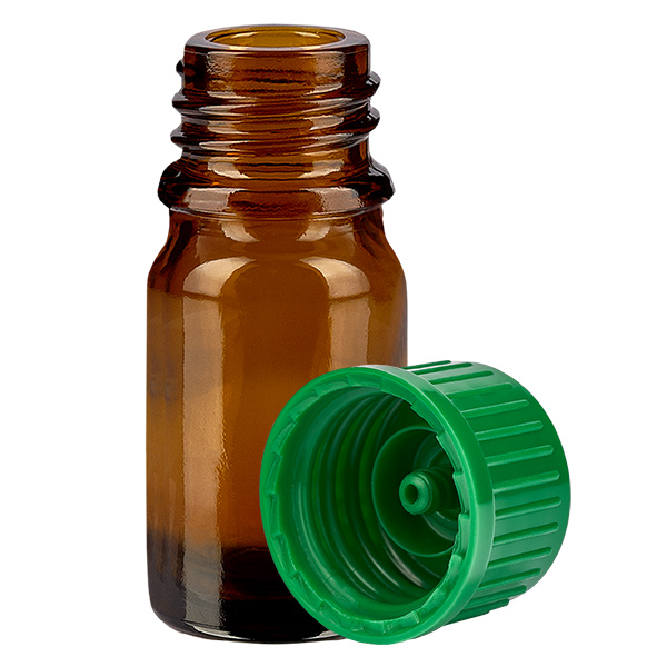 Butelka 5 ml 11 mm SV zielona STD BrownLine UT18/5