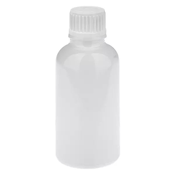 Butelka z zakraplaczem 30 ml, 0,9 mm, biała, zamknięcie standardowe WhiteLine UT18/30