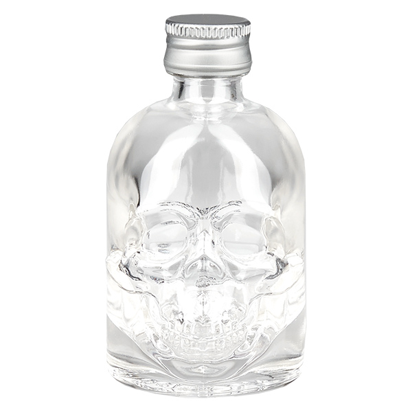 Szklana butelka 50 ml Hector i srebrny zakr&#x119;tka UNiTWIST®