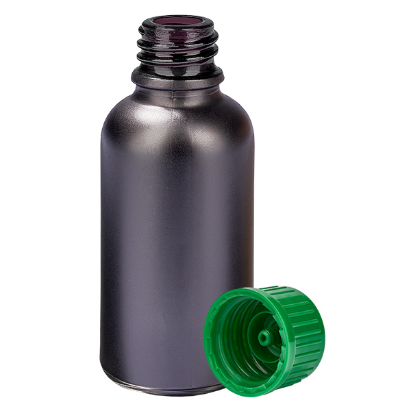 Butelka 30 ml 11 mm SV zielona STD BlackLine UT18/30