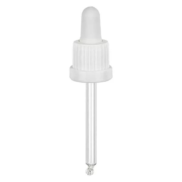 Nasadka do pipet biała DIN18, długość pipety 66 mm z pierścieniem zabezpieczającym przed manipulacją. Nie przepuszcza alkoholu. Do ApoGlas® 20 ml brązowa(+++), niebieska(+++) z gwintem 18 mm. Nasadka do pipet biała DIN18, długość pipety 66 mm z pierścieniem zabezpieczającym przed manipulacją. Nie przepuszcza alkoholu. Do ApoGlas® 20 ml brązowa(+++), niebieska(+++) z gwintem 18 mm.