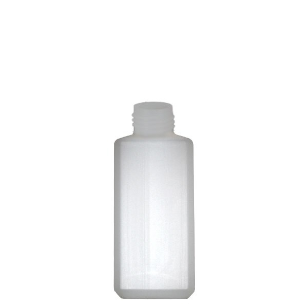 250 ml kwadratowa butelka HDPE naturalna, bez nakr&#281;tki