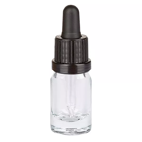 Butelka do leków płynnych 5 ml, czarna OV ClearLine UT18/5