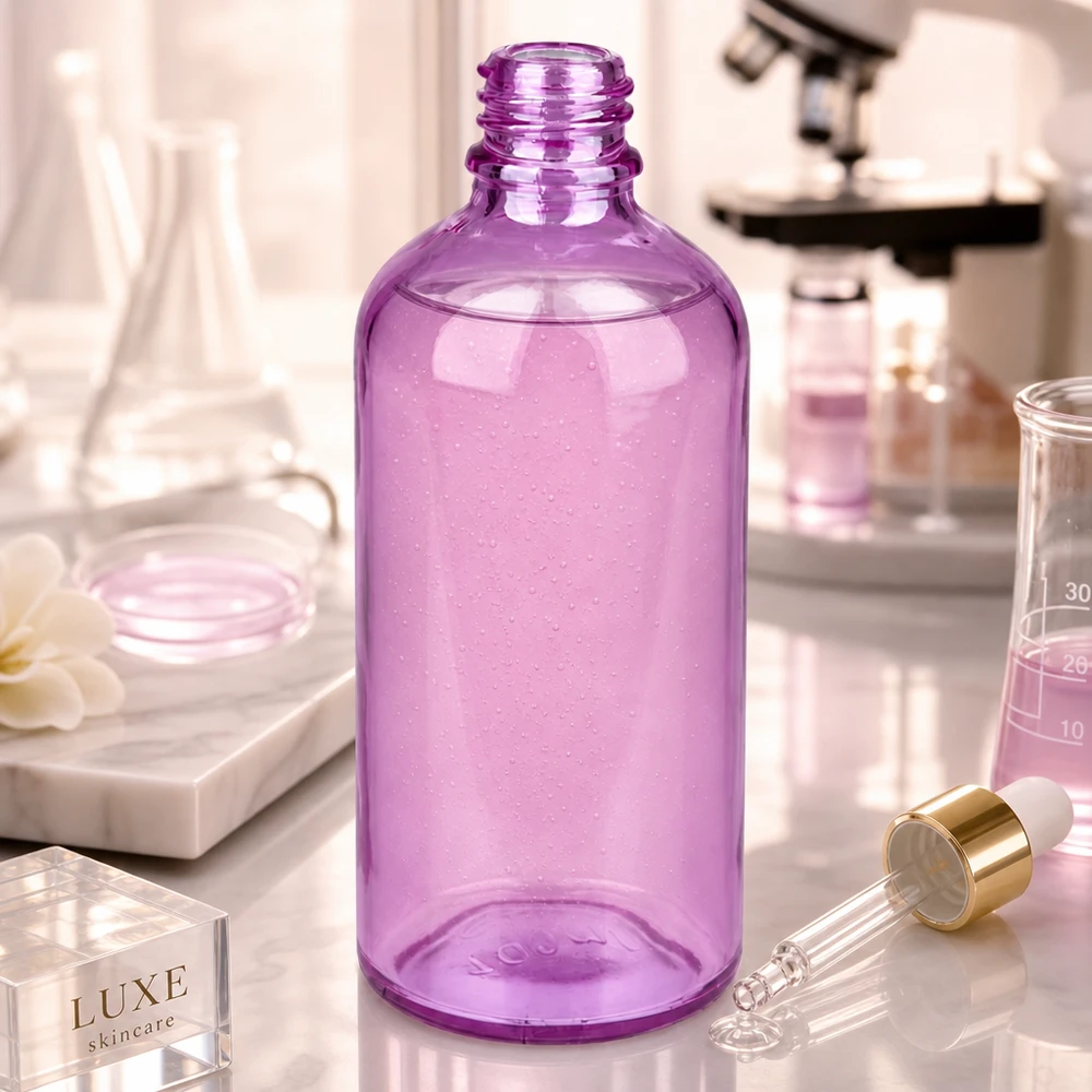 Butelka apteczna 100 ml PurpleLine UT18/100 UNiTWIST Wysokiej jakości butelka apteczna 100 ml wykonana z fioletowego szkła z praktycznym zamknięciem UNiTWIST