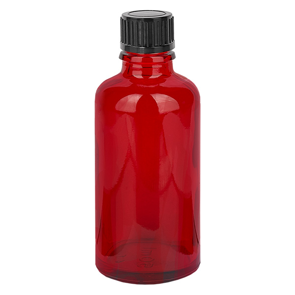 Butelka 50 ml 11 mm SV czarna STD RedLine UT18/50 Butelka 50 ml 11 mm SV czarna STD RedLine UT18/50