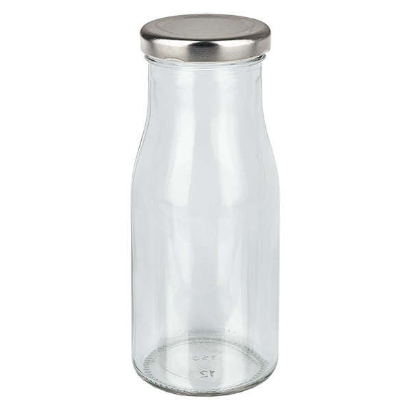 150 ml butelka z pokrywk&#261; BasicSeal, srebrna UNiTWIST