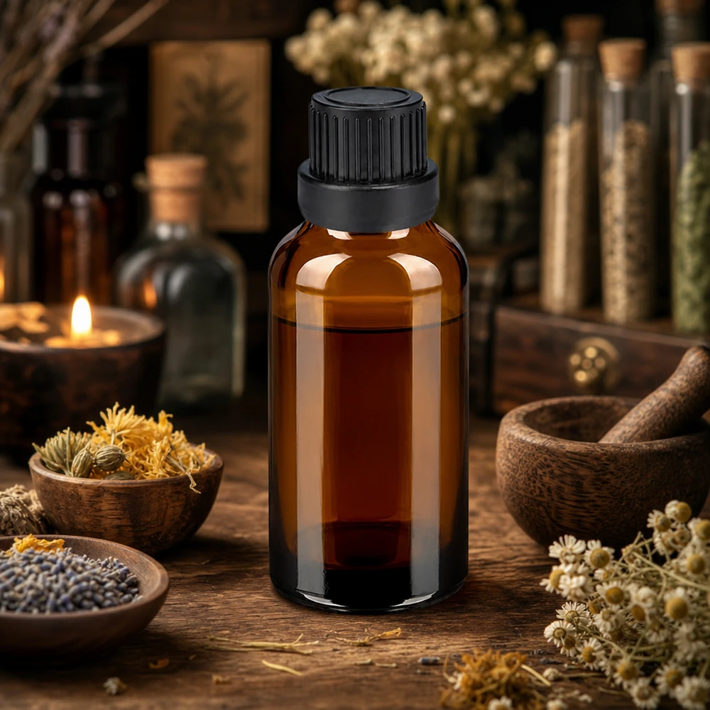 Butelka 30 ml 11 mm SV czarna OV BrownLine UT18/30 Kompaktowa butelka BrownLine 30 ml z czarną nakrętką z zabezpieczeniem przed manipulacją do zastosowań farmaceutycznych