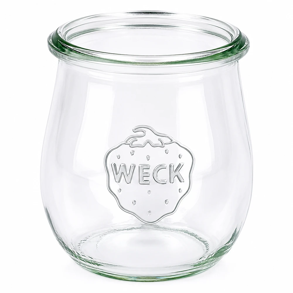 WECK słoik tulipan 220ml RR60 z pokrywką przezroczysty słoik do konserwowania i przechowywania żywności