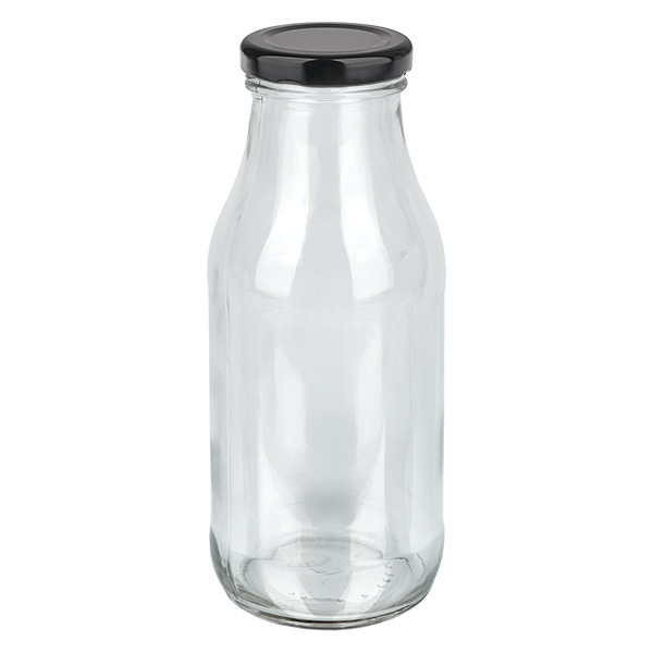 Butelka 263 ml z pokrywk&#261; BasicSeal czarna UN..